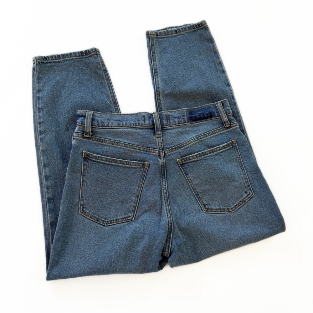 Abercrombie & Fitch Jeans Womens 27 4 Short Mom High Rise Straight - Picture 6 of 6